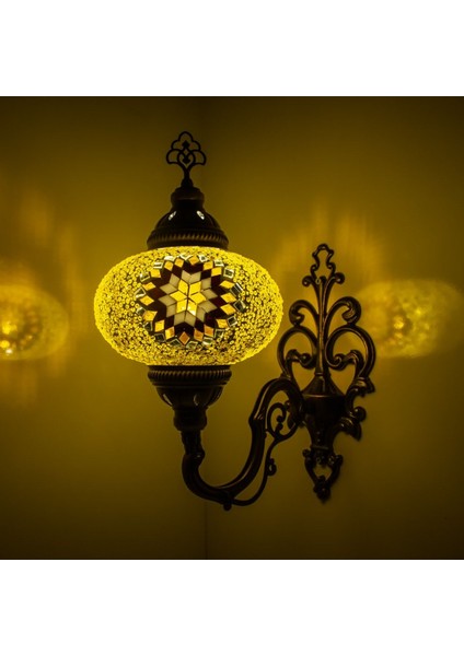Dekoratif Mozaik Lamba Avize Aydınlatma Duvar Lambası Aplik
