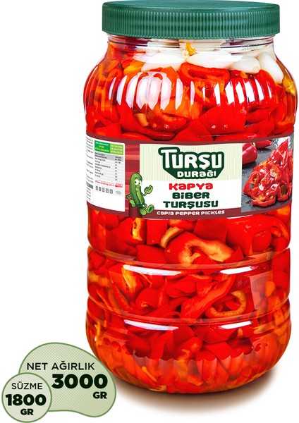 Turşu Durağı Kapya Biber Turşusu  3 kg