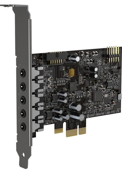 Sound Blaster Audigy Fx V2 - 5.1 Hi-Res - Pcıe Ses Kartı - Yüksek Performanslı Kulaklık Amplifikatörü