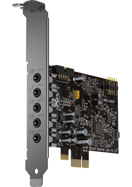 Sound Blaster Audigy Fx V2 - 5.1 Hi-Res - Pcıe Ses Kartı - Yüksek Performanslı Kulaklık Amplifikatörü