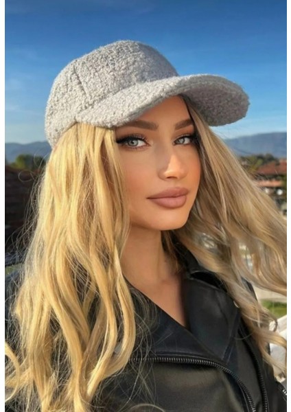 Trend Teddy Peluş Beyaz Cap Şapka indirimleri