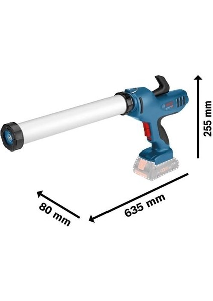 Gcg 18V-600 Akülü Sosis - Silikon Tabancası 600 ml (Akü ve Şarj Aleti Hariç)