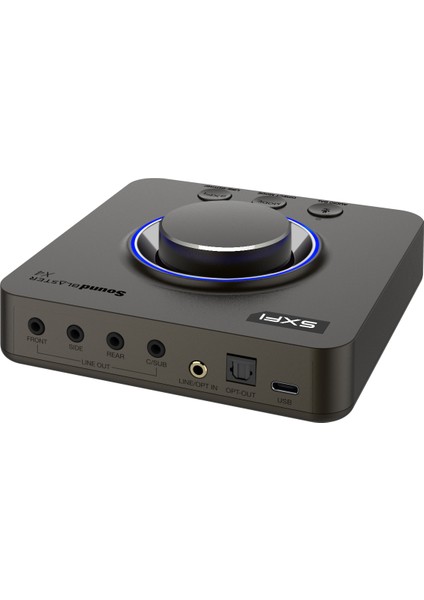 Sound Blaster X4 - USB Dac Amp, 7.1 Surround, Optik I / Hi-Res - 7.1 Harici USB Dac ve Amp Ses Kartı - Super X-Fi®- Pc ve Mac Uyumlu