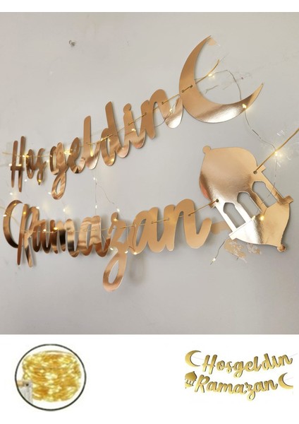 Ramazan Süsleri LED Işıklı Ramazan Süsü Hoşgeldin Ramazan Ev Süsleri Yıldızlı fırsatları