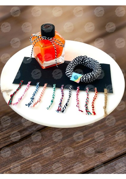 Paket Ipi Paketleme Ipi / Bağlama Ipi / Iki Renkli Ip Siyah Beyaz Renk 10 MT-T913