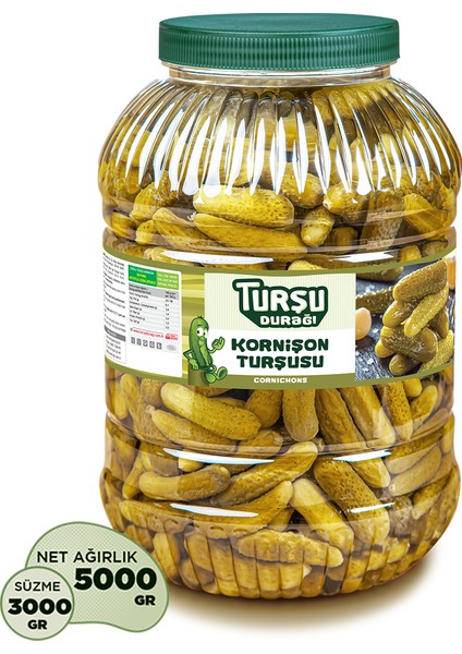 Turşu Durağı Kornişon Turşusu  5 kg