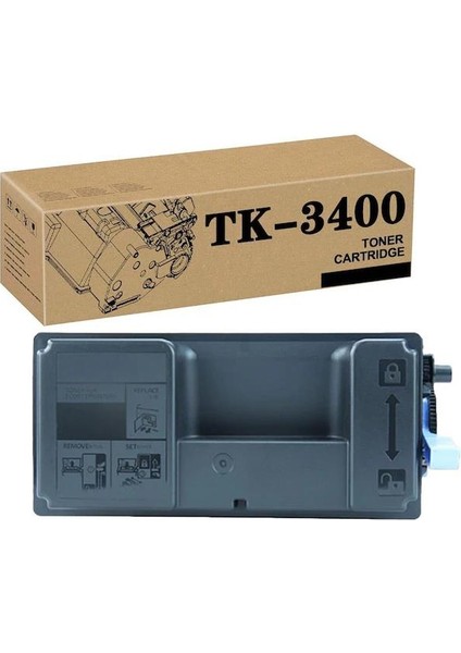 Kyocera TK-3400 MA4500FX MA4500X PA4500X 1T0C0Y0NL0 Siyah Muadil Toner 12500 Sayfa