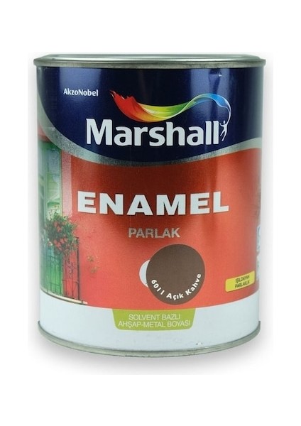 Marhsall Enamel Parlak Açık Kahve 0,75 L