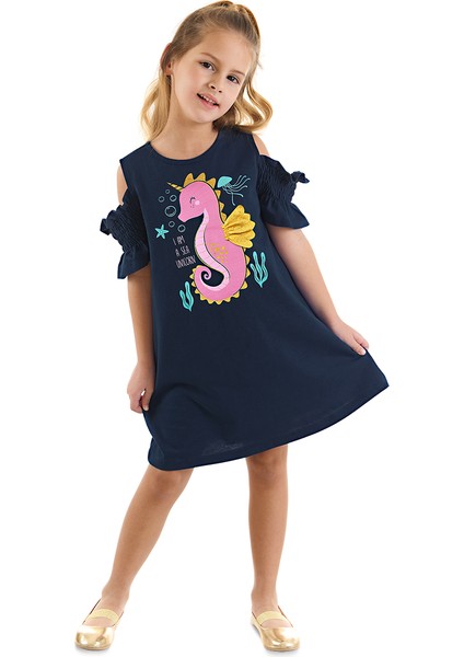 Denizatı Unicorn Kız Çocuk Elbise
