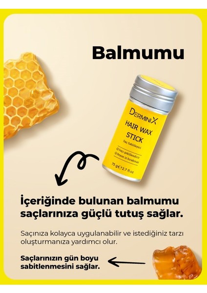 Saç Şekillendirici Wax 75gr Hair Stick Wax fiyatları