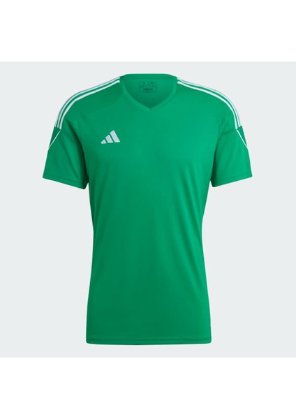 Yeşil Erkek Tiro 23 League V Yaka Forma T-Shirt IC7477 indirimleri