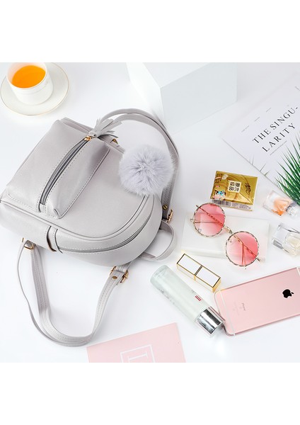 Kore Tarzı Modaya Uygun Moda Düz Renk Sırt Çantası (Yurt Dışından) indirimleri