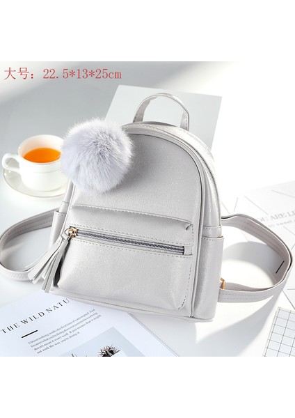 Kore Tarzı Modaya Uygun Moda Düz Renk Sırt Çantası (Yurt Dışından)