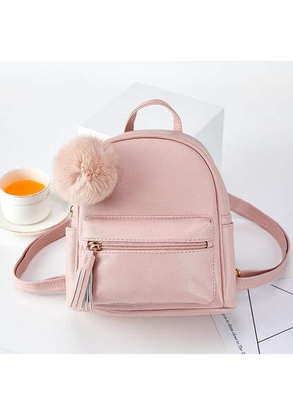 Kore Tarzı Modaya Uygun Moda Düz Renk Sırt Çantası (Yurt Dışından) fırsatları
