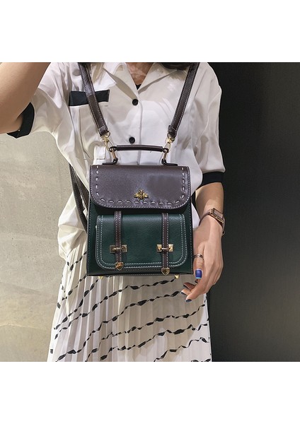 Kadın Küçük Sırt Çantası Moda Omuz Çantası (Yurt Dışından) modelleri