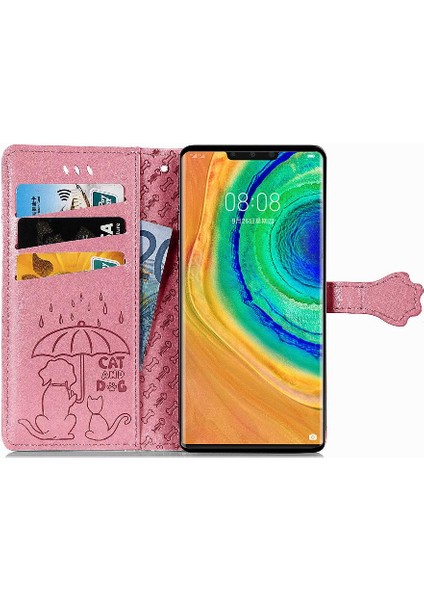 Huawei Mate 30 Için Kılıf Pro Kılıf Karikatür Hayvanlar Darbeye Kısa (Yurt Dışından)