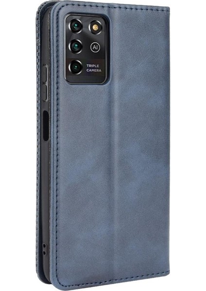 Zte Blade V30 Vita Pu Deri Manyetik Kapatma Cüzdan (Yurt Dışından)