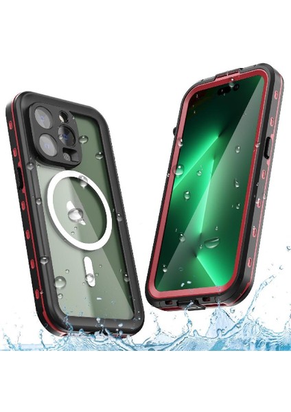 Iphone 14 Için Kılıf Pro 12FT Askeri Darbeye Su Geçirmez IP68 Inşa Tam (Yurt Dışından)