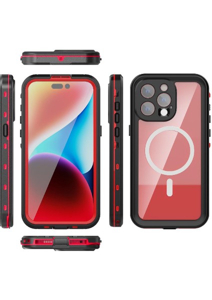 Iphone 15 Için Kılıf Pro Max 12FT Askeri Darbeye Su Geçirmez Dahili (Yurt Dışından)