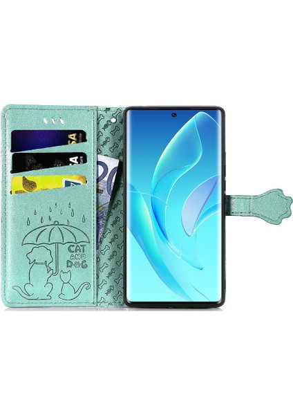 BDT Boutique Huawei Onur 60 Için Kılıf Kısa Kayış Karikatür Hayvanlar Darbeye Deri (Yurt Dışından)