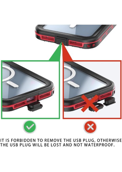 Iphone 15 Için Kılıf 12FT Askeri Darbeye Dayanıklı Ekran Koruyucu Manyetik (Yurt Dışından) indirimleri