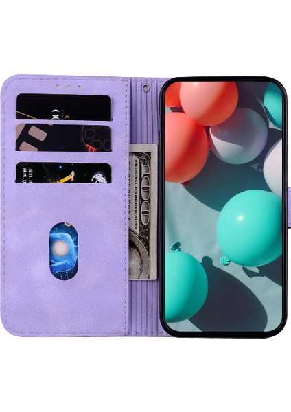 BDT Boutique Telefon Kılıfı Için Xiaomi 14 Pu Deri Kabartmalı Desen Cüzdan Flip Folio (Yurt Dışından)