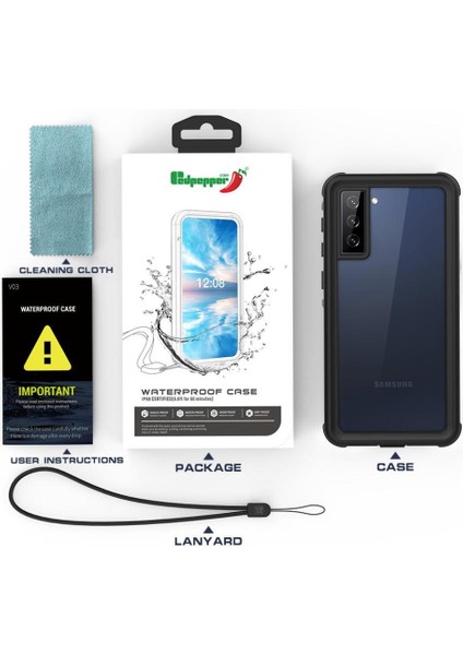 Samsung Galaxy S21 Artı IP68 Su Geçirmez Tam Su Geçirmez Dahili (Yurt Dışından)