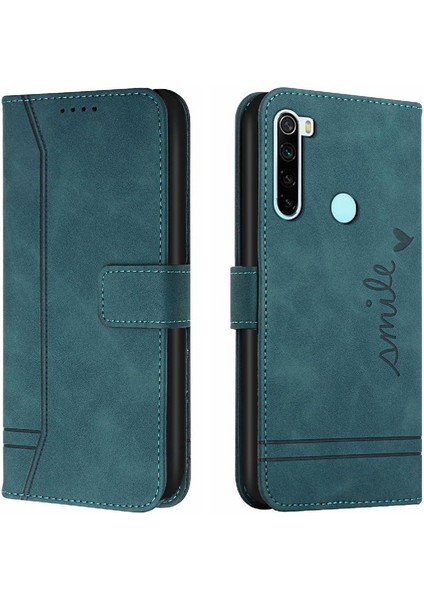 Telefon Kılıfı Için Xiaomi Redmi Not 8 Flip Folio Cüzdan Pu Deri Kart Yuvaları (Yurt Dışından)