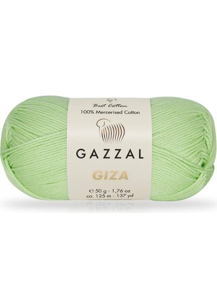 Giza 50 gr. Merserize Pamuk İplik Amigurumi İpi El Örgü İpliği 2458