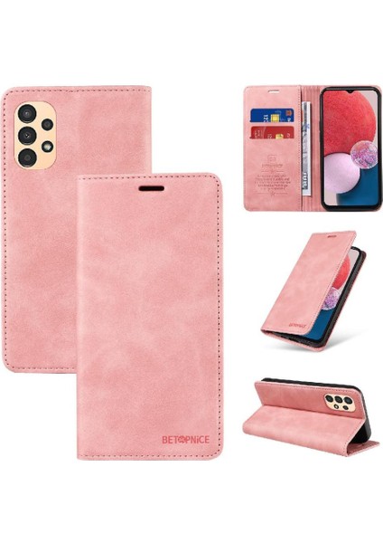 Samsung Galaxy A04 4g Pu Deri Manyetik Koruyucu Folio Cüzdan (Yurt Dışından)