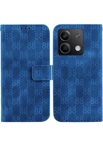 Telefon Kılıfı Için Xiaomi Redmi Not 13 5g Pu Deri Kart Tutucu Çift 8 (Yurt Dışından)