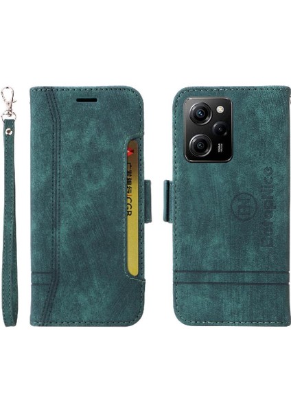 Xiaomi Poco X5 Pro 5g Kart Yuvaları Için Kılıf Cüzdan Kapak Çevirin Tpu Deri (Yurt Dışından)