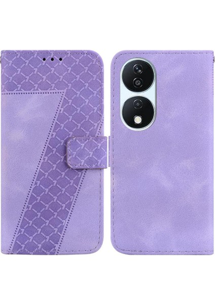 Onur X7B Kart Yuvası Fonksiyonu Için Telefon Kılıfı Flip Folio Kapak Kabartmalı Pu (Yurt Dışından)