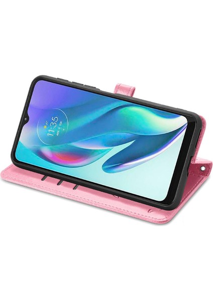 Moto G50 5g Flip Kapak Için Kılıf Darbeye Kısa Kayış Karikatür Hayvanlar (Yurt Dışından) modelleri