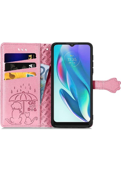 Moto G50 5g Flip Kapak Için Kılıf Darbeye Kısa Kayış Karikatür Hayvanlar (Yurt Dışından) fırsatları