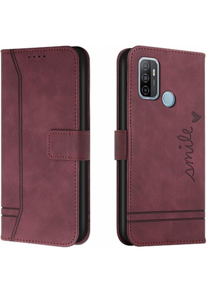 Oppo A53 2020 Kart Yuvaları Için Telefon Kılıfı Kapak Pu Deri Manyetik Kapatma (Yurt Dışından) indirimleri