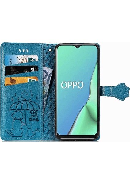 Oppo A5 2020/A9 2020 Için Kılıf Kısa Kayış Deri Kılıf Kapak Çevirin (Yurt Dışından) fırsatları