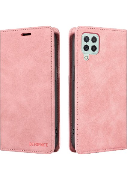 Samsung Galaxy A22 4g Koruyucu Pu Deri Manyetik Folio Cüzdan (Yurt Dışından)