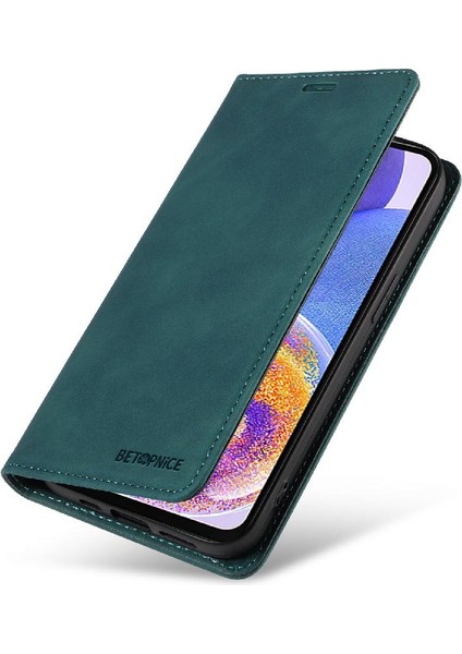 Samsung Galaxy A23 4g/5g Için Kılıf Folio Cüzdan Manyetik Pu Deri (Yurt Dışından)