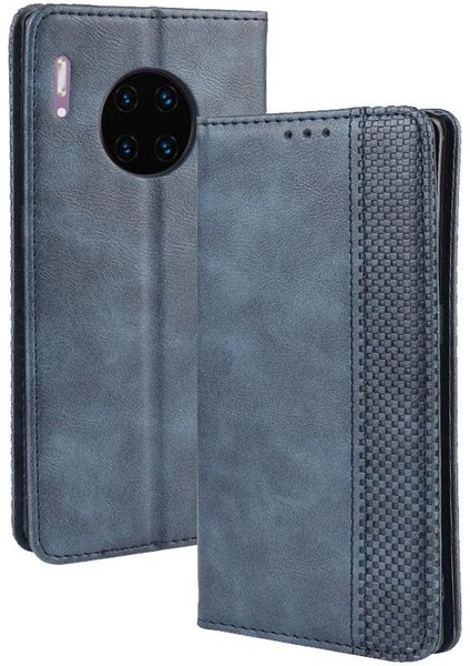 Huawei Mate 30 Pro Için Kılıf Manyetik Kapatma Cüzdan Pu Deri (Yurt Dışından)