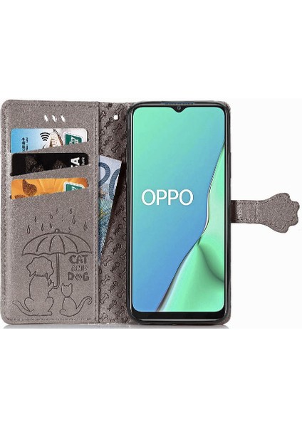 Oppo A5 2020/A9 2020 Için Kılıf Kısa Kayış Deri Kılıf Kapak Çevirin (Yurt Dışından) fırsatları