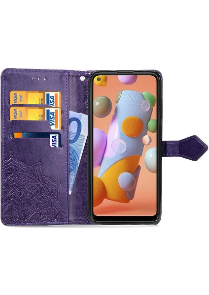 Samsung A11 Kılıf Kapak Kapak Darbeye Zarif Desen (Yurt Dışından) fırsatları