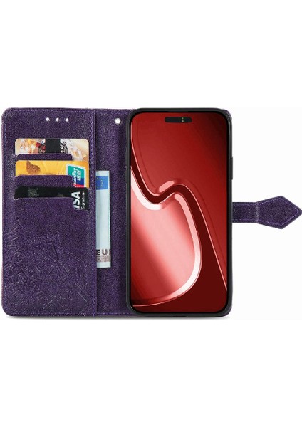 Iphone 15 Için Kılıf Promax Kapak Kapak Basit Iş Darbeye Deri (Yurt Dışından)