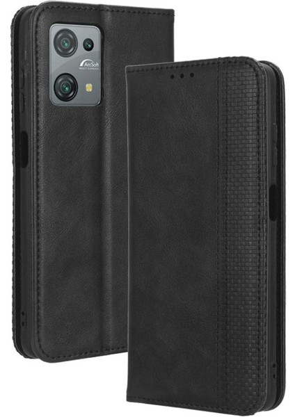 Blackview Oscal C30/C30 Pro Manyetik Kapatma Cüzdan Pu Deri Için Kılıf (Yurt Dışından)