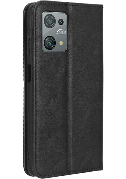Blackview Oscal C30/C30 Pro Manyetik Kapatma Cüzdan Pu Deri Için Kılıf (Yurt Dışından)