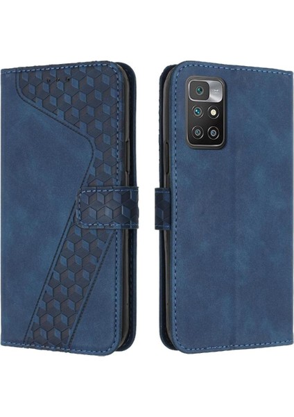 Telefon Kılıfı Için Xiaomi Redmi 10 4g Cüzdan Flip Folio Kart Yuvaları Kapak (Yurt Dışından)