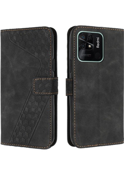 Xiaomi Redmi 10C Flip Folio Kart Yuvaları Için Telefon Kılıfı Kapak Kickstand (Yurt Dışından)