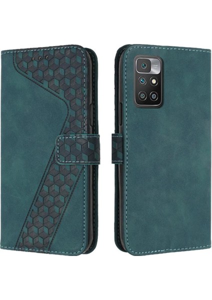 Telefon Kılıfı Için Xiaomi Redmi 10 4g Cüzdan Flip Folio Kart Yuvaları Kapak (Yurt Dışından)