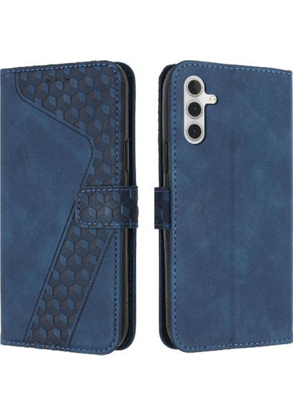 Samsung Galaxy A35 Manyetik Kickstand Flip Folio Kart Yuvaları Için Telefon Kılıfı (Yurt Dışından)