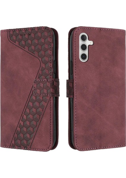 Samsung Galaxy A54 5g Kickstand Manyetik Kapak Için Telefon Kılıfı Folio Kart (Yurt Dışından)